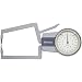 Mitutoyo 209-603 Dial Caliper, Pointed Jaw, White Face, 0-10mm Range, +/-0.1mm Accuracy, 0.1mm Resolution, Meets IP65 Specifications