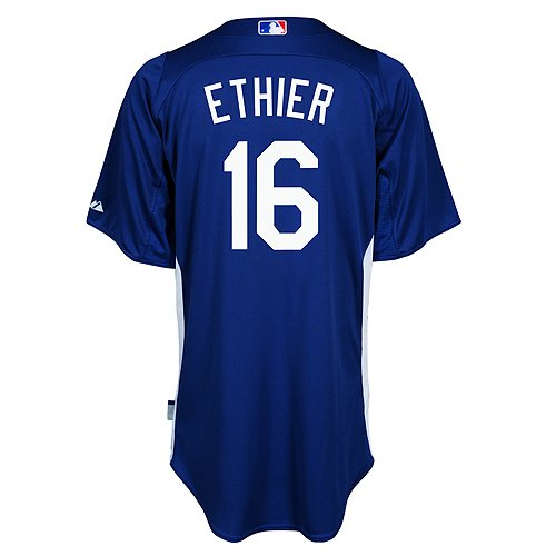 Los Angeles Dodgers Authentic Andre Ethier 2011 Cool Base BP Jersey