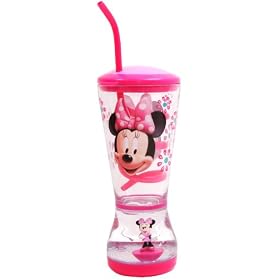 Vogue Minnie Glitter Dome Bubble Glass