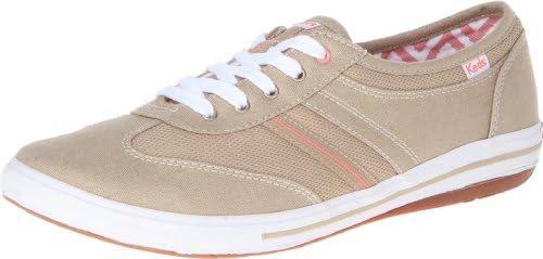 Keds Women's Sportive T-Toe Fashion Sneaker,Champagne,7 M US