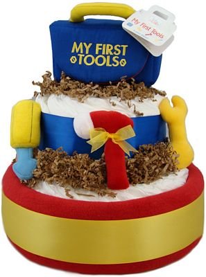 Activity Baby Cakes Tool Time Diaper Cake Baby Shower Centerpiece Gift Basket