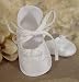 Girls Silk Dupioni Shoe - Size 1