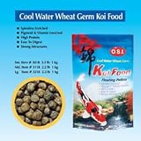 Imperial Garden Products OSI Cool Water Wheat Germ Koi Pellets Floating Fish Food Medium 2.2lb