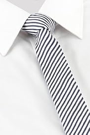 Autograph Textured Pinstriped Tie