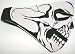Automotive : White Full Skull Neoprene Motorcycle Face Mask Facemask
