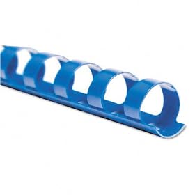 GBC(R) CombBind 19-Ring Plastic Binding Combs, 3 8in., 55-Sheet Capacity, Navy, Pack Of 25 by Quartet