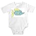 Onesie with funny, humor, caricature, marine, fins, "side view", smile, nose, smiling, lateral, profile, fish, face, "salt water", cartoon