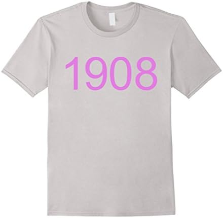 Men's Alpha Kappa Al Pretty Girls Pearls Ivy 1908 Founding Year XL Silver
