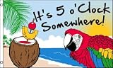 NEOPlex 3' x 5' 5 O'clock Somewhere Flag