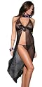 BL 1031 : langes Babydoll mit passendem String