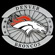 Denver Broncos Oversized Belt Buckle - NFL Football Fan Shop Sports Team Merchandise