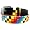 GENUINE LEATHER RAINBOW STUDDED SNAP ON BELT WITH A DETACHABLE BUCKLE GOOD FOR ANY BUCKLES