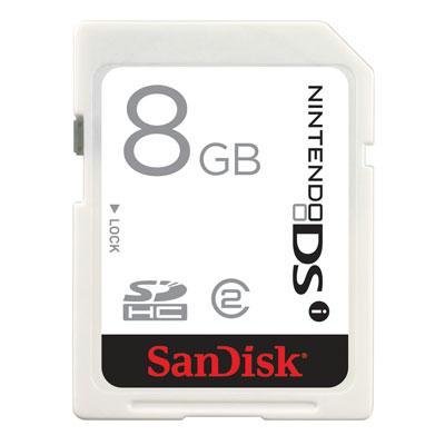 SanDisk 8GB SDHC for Nintendo DSi