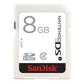 SanDisk 8GB SDHC for Nintendo DSi