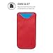 iPhone SE, 5s and 5 Case, Snugg Apple iPhone SE, 5s and 5 Red Leather Pouch Case [Card Slot] Apple iPhone SE, 5s and 5 Pouch Case Cover Executive Design