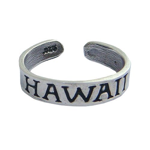 Hawaii Sterling Silver Hawaiian Toe Ring