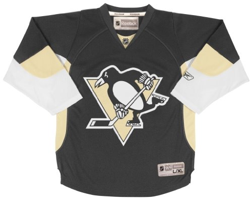 NHL Youth Pittsburgh Penguins Team Color Premier Jersey - R58Hxbpp (Black, Small/Medium)