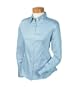 Devon & Jones Women's Button Down Long-Sleeve Office Dress Shirt, PEONY, Medium