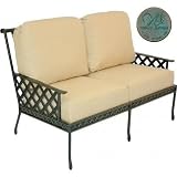 Windham Castings Savannah Tailored Back Deep Seating Loveseat Fram...