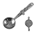 Tin Woodsman Pewter Coffee Scoop (Dragonfly), Solid Pewter, Made in USA