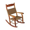 W.R. Perkins Indoor or Outdoor Rocking Chair - Brown