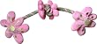 Pink Flowers Dog Rope Toy - Pink Diva Dog Toy Princess