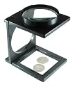 Folding Desktop Magnifying Glass Stand - 4" Lens - 7-Diopter Power