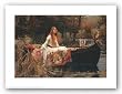 The Lady of Shalott by John William Waterhouse 26"x17.75" Art Print Poster