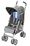 Maclaren Techno XT in Storm Grey with Sky Blue