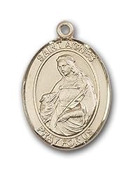 12K Gold-Filled St. Agnes of Rome Medal