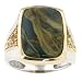 SAVE 75% Men`s Jewelry by designer Michael Valitutti 14K Morrison Ranch Jasper accented with Tsavannah Tourmaline & Diamond Ring - FREE Shipping! - OVERSTOCK Clearance Sale!