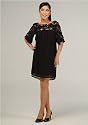Women's Lauren Kiyomi Threaded Contrast Chiffon Tunic (Maternity) - More Colors Available