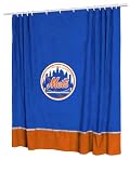Best Quality New York Mets MVP Shower Curtain Bright Blue By Pem America