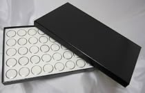 Gem Tray w/ White Insert & Cover - Holds 50 - 3 PACK