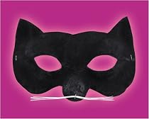 Costumes For All Occasions DG10486 Cat Eye Mask Velvet