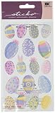 Sticko Multiple color Easter Eggs Stickers
