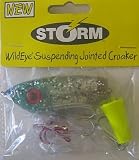 Storms 4 Suspending Jointed Croaker - Green Head w/Silver glitter