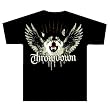 THROWDOWN - Winged Wolf - Black T-shirt