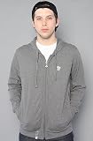 LRG Core Collection The Core Collection Layering Zip Up Hoody in Charcoal Heather,Sweatshirts for Men, Large,Charcoal Heather