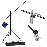[8143] 7'-2 Section Telescopic Boom Stand with Locking Casters--Steve Kaeser since 1989