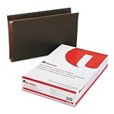 2 Cap Box Bottom Hanging File Folders, Pressboard, Legal, Std Green, 25 per Box