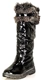 RAIN BOOTS Waterproof Winter Women's black Boots