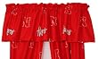 Nebraska Printed Curtain Valance - 84 x 15 - Nebraska Cornhuskers