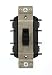Leviton MS302-DSS 30 Amp, 600 Volt, Double-Pole, Single Phase AC Motor Starter, Suitable as Motor Disconnect, Short Toggle, Industrial Grade, Non-Grounding, Black