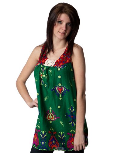 Fresh Karma Tank Top with Crochet Lace (Large)