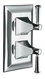 KOHLER K-T10422-4S-CP Memoirs Stacked Valve Trim with Stately Design, Polished Chrome