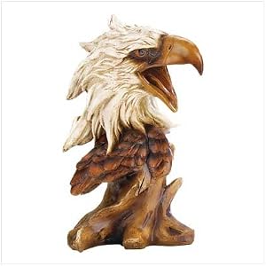Rustic Eagle Sculpture