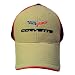 OFFICIAL CORVETTE CAP HAT BLACK STONE RACING GM ADJ NEW