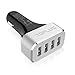 Toplus 9.6A / 48W 4-Port Fast Car Charger with Intelligent Technology USB Ports for iPhone, iPod, iPad, Samsung Galaxy /Edge, Note, Nexus, HTC, Motorola and More