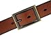 Bullko Men's Retro Pin Buckle 7931 Genuine Leather Belt